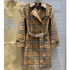 버버리 BURBERRY 2020 SS 체크무늬 벨트 여성 트렌치코트