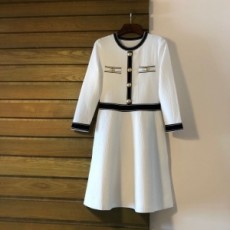 발망 BALMAIN 2020 SS 포켓 라인 단추 여성 원피스