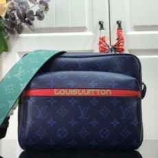 루이비통 LOUIS VUITTON 2020 SS 모노그램 네이비 메신저백 M43843 커스텀급