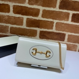 구찌 GUCCI 2020 SS 1955 홀스빗 레더 WOC 체인 월릿 621888 커스텀급