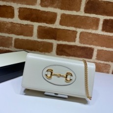 구찌 GUCCI 2020 SS 1955 홀스빗 레더 WOC 체인 월릿 621888 커스텀급
