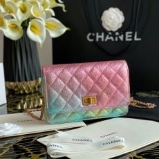 샤넬 CHANEL 2020 SS 멀티 펄 금속버클 WOC 크로스백 커스텀급