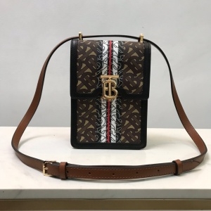 버버리 BURBERRY 2020 SS 스트라이프 캔버스 로빈 백 크로스 80328961 커스텀급