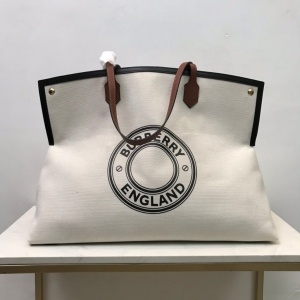 버버리 BURBERRY 2020 SS 그래픽 코튼 캔버스 소사이어티 토트백 80321621 커스텀급