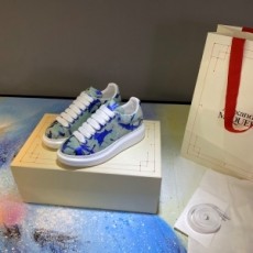 알렉산더 맥퀸 ALEXANDER MCQUEEN 2020 SS 업뎃버젼 오버솔 민트블루 커플 슈즈 커스텀급