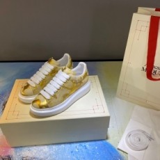 알렉산더 맥퀸 ALEXANDER MCQUEEN 2020 SS 업뎃버젼 오버솔 옐로우골드 커플 슈즈 커스텀급
