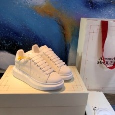 알렉산더 맥퀸 ALEXANDER MCQUEEN 2020 SS 업뎃버젼 오버솔 화이트 야광 커플 슈즈 커스텀급