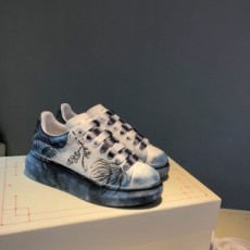 알렉산더 맥퀸 ALEXANDER MCQUEEN 2020 SS 업뎃버젼 오버솔 플라워 블랙 야광 커플 슈즈 커스텀급
