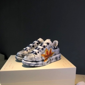 알렉산더 맥퀸 ALEXANDER MCQUEEN 2020 SS 업뎃버젼 오버솔 더티 단풍 커플 슈즈 커스텀급