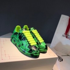 알렉산더 맥퀸 ALEXANDER MCQUEEN 2020 SS 업뎃버젼 오버솔 그린디지털 야광 커플 슈즈 커스텀급