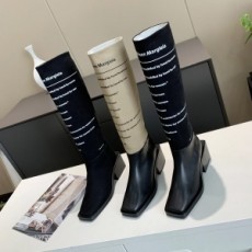 메종 마르지엘라 MAISON MARGIELA 2020 SS 투톤 로고 여성 롱부츠