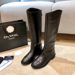 샤넬 CHANEL 2020 SS CC로고 지퍼 여성 롱부츠