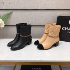 샤넬 CHANEL 2020 SS 퀄팅 체인 여성 쇼트부츠