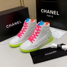 샤넬 CHANEL 2020 SS 캐릭터 퍼포 하이탑 여성 슈즈