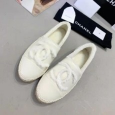 샤넬 CHANEL 2020 SS 레더 CC로고 퍼안감 올화이트 여성 에스파듀