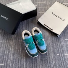 샤넬 CHANEL 2020 SS 업뎃버젼 크루즈 투톤 민트그린 여성 슈즈