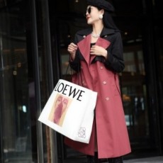 버버리 BURBERRY 2020 SS 투톤 벨트 롱 여성 트렌치코트