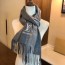 루이비통 LOUIS VUITTON 2020 SS 로고 자수 투톤 여성 머플러