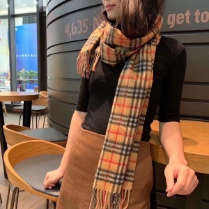 버버리 BURBERRY 2020 SS 체크무늬 태슬 여성 머플러