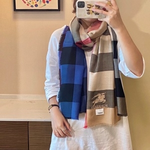 버버리 BURBERRY 2020 SS 체크 로고 자수 여성 머플러