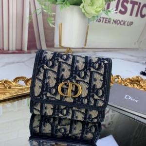 디올 DIOR 2020 SS 캐릭터 자수 똑딱이 3단 반지갑 커스텀급