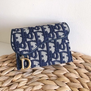 디올 DIOR 2020 SS 캐릭터 자수 D로고 카드 반지갑 커스텀급