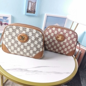 셀린느 CELINE  2020 SS 트리오페 텍스타일 숄더백 커스텀급