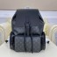 루이비통 LOUIS VUITTON 2020 SS 모노그램 블랙 투톤 벨트 백팩 M45670 커스텀급