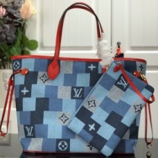 루이비통 LOUIS VUITTON 2020 SS 멀티 데님 네버풀 숄더백 M44981 커스텀급