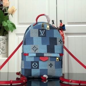 루이비통 LOUIS VUITTON 2020 SS 팜 스프링스 미니 데님 백팩 M45043 커스텀급