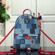 루이비통 LOUIS VUITTON 2020 SS 팜 스프링스 미니 데님 백팩 M45043 커스텀급