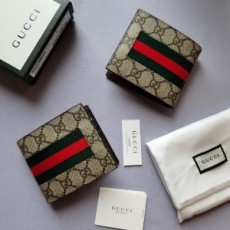 구찌 GUCCI 2020 SS 수프림 삼선 웹 반지갑 408827 커스텀급