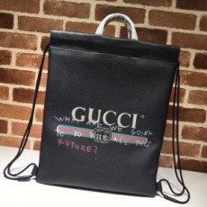 구찌 GUCCI 2020 SS 레더 드로우 스트링 백팩 494053 커스텀급