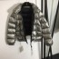 몽클레어 MONCLER 2020 SS 실버 유광 퀄팅 여성 반패딩 커스텀급