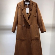 막스마라 MAXMARA 2020 SS 캐시미어 단추장식 여성 롱코트 커스텀급