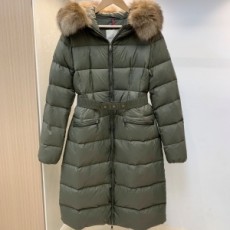 몽클레어 MONCLER 2020 SS 여우퍼 퀄팅 벨트 여성 롱패딩 커스텀급