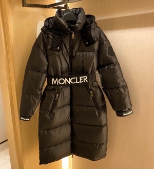 몽클레어 MONCLER 2020 SS 퀄팅 후드 벨트 여성 롱패딩 커스텀급