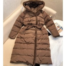 알마니 ARMANI 2020 SS 퀄팅 후드 밍크퍼 여성 롱패딩 커스텀급
