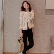 에르마노 설비노 ERMANNO SCERVINO 2020 SS 퀄팅 레이스 여성 롱패딩 커스텀급