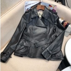 버버리 BURBERRY 2020 SS 양가죽 포켓 벨트 여성 자켓 커스텀급