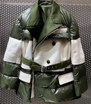 사카이 SACAI 2020 SS 투톤 포켓 벨트 여성 패딩 커스텀급