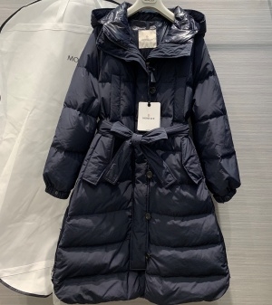 몽클레어 MONCLER 2020 SS 로고 퀄팅 벨트 여성 롱패딩 커스텀급
