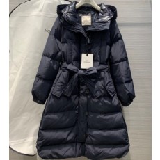 몽클레어 MONCLER 2020 SS 로고 퀄팅 벨트 여성 롱패딩 커스텀급