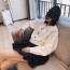 셀린느 CELINE 2020 SS 캐릭터 로고 자수 여성 니트 가디건 커스텀급