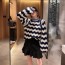 샤넬 CHANEL 2020 SS 물결무늬 퍼프소매 여성 니트 커스텀급