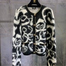 샤넬 CHANEL 2020 SS 까멜리아 포켓 여성 니트 가디건 커스텀급