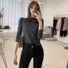 펜디 FENDI 2020 SS F로고 라운드넥 여성 니트 커스텀급