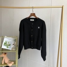 셀린느 CELINE 2020 SS 캐릭터 자수 니트 여성 가디건 커스텀급