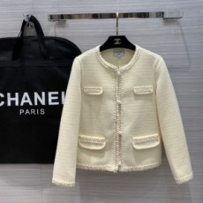 샤넬 CHANEL 2020 SS 트위드 스티치 포켓 여성 자켓 커스텀급
