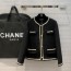 샤넬 CHANEL 2020 SS 트위드 진주단추 포켓 여성 자켓 커스텀급